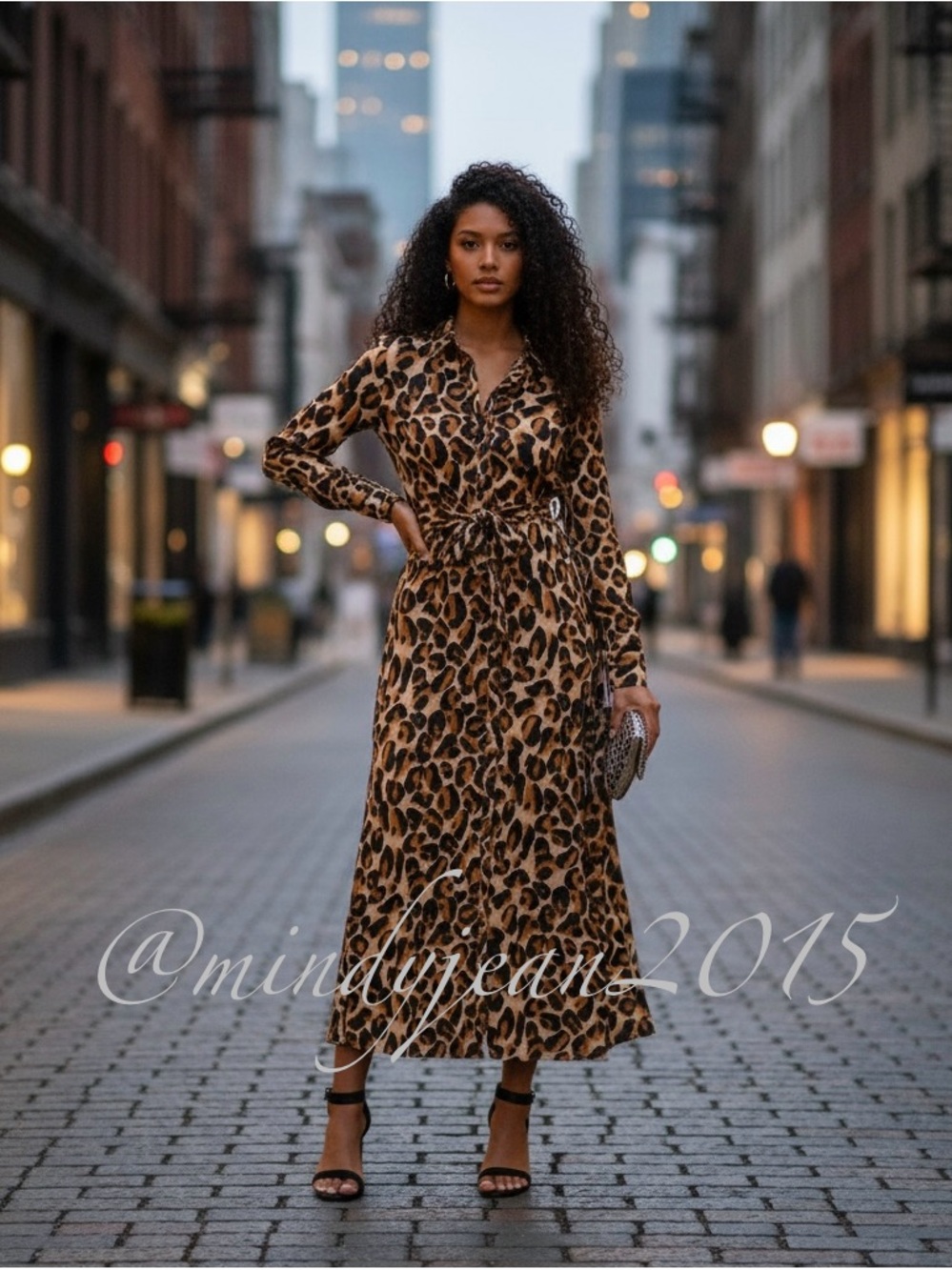 Scotch and Soda cheetah Belted Button Down Maxi Dress size XS